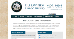 Desktop Screenshot of pilelaw.com